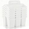 Classroom Caddy Storage Basket with Handle, 6 Pack Plastic Arts