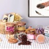Tzerotone 8 Pcs Spice Containers - 8.5oz Glass Spice Jars