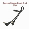 Cable de alimentación de pedal de guitarra de 1 a