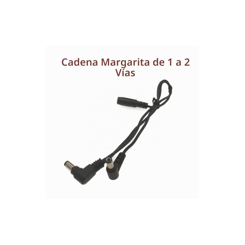 Cable de alimentación de pedal de guitarra de 1 a