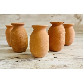 6x Mini Jarritos Tequileros De Barro Mexicano Mini Tequila Shot Cups 2 In Tall