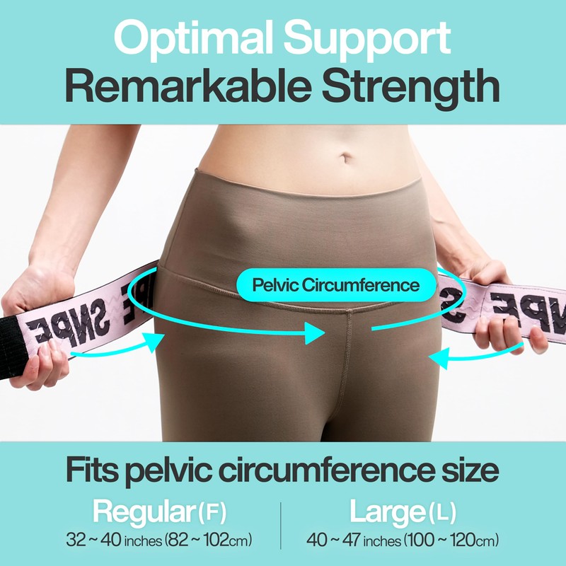 SNPE Dual Support ComfortFit SI Joint Belt : superior stability