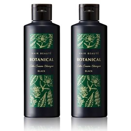 Future Lab Botanical Color Cream Shampoo, Black, 6.8 fl oz (200 ml) / Approx. 1 Month Supply, Hair Dye Shampoo, Hair Color, Hair Dye Shampoo, White Hair Dye (With Serial Number), 2 Pieces