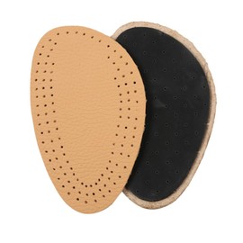Ipetboom Foot Cushion Pad Comfortable Leather Latex Insoles Ball of Foot Support Size l
