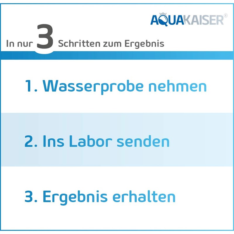 Aquakaiser 3-in-1 Water Test for Drinking & Tap Water -