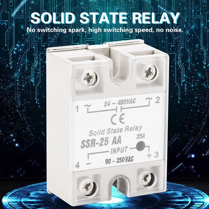 Ssr-25 Aa 25A Solid State Relay, Power Distribution and Control