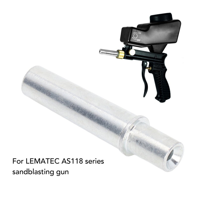 Metal Sandblasting Gun Nozzle 1/4 NPT Intake Sandblaster Nozzle Replacement
