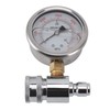 Pressure Washer Gauge 6000psi High Pressure 3/8in Quick Connect Parts