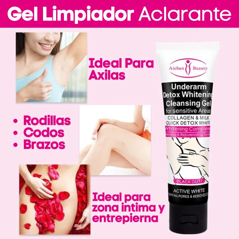 Crema Aclarante Zonas Intima Pezón Axilas Mujer Blanquea F