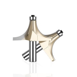 HUHAO 1-3/16" Radius Roundover Router Bit 1/2 Inch Shank,Edge Forming Roundover Bit Bead Rounding Over Edging Bit Carbide Corner Rounding Edge-Forming Bit,for Rounding Trim