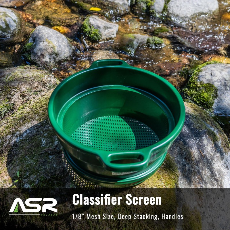 ASR Outdoor DEEP Stacking 1/8" Classifier Screen with Handles, Heavy