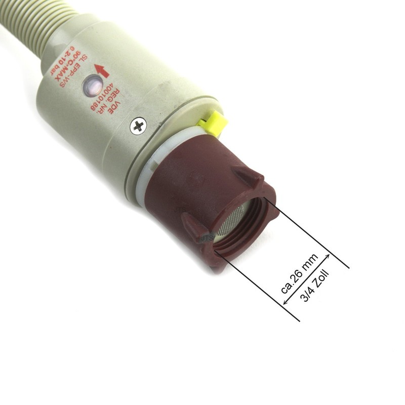 DeClean Safety Inlet Hose 2 Metres Aquastop Water Hose for