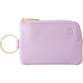 Slip-on OSL Key Pouch Mini Lavender OSL-2002 Genuine Leather Key Case Trinket Holder