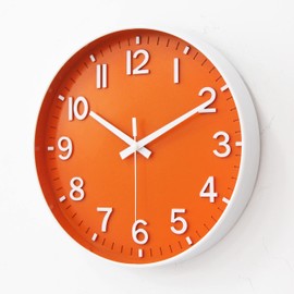Wall Clock, Radio Clock, Stylish, Scandinavian Continuous Second Hand, Silent, Wall Clock, Nighttime Second Hand Stop, Wall Clock, Home, Bedroom, Room Decoration, Gift, Interior, Large Number, Easy to