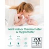 hoyiours Digital Room Thermometer, 3 Pieces Room Temperature Monitor and