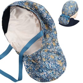 ABAMERICA Ponytail Scrub Caps for Women Surgical Caps Nurse Hat with Functional Ponytail Holder for Long Hair, Single or Satin-Lined