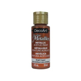 Deco Art Dazzling Metallics Acrylic Paint 2Oz-Bright Copper