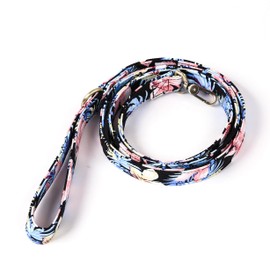 Organic Cotton Dog Leash for Small,Medium and Large Breed,Brass Hardware Pet Leash for Walking,Running and Training 6FT