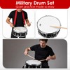 Polar Lights 14" x 5.5" Military-Style Snare Drum Set with