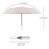 Foldable Windproof Ring Buckle Umbrella with Protect the Reflective Strip