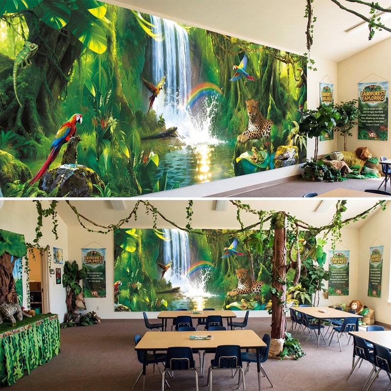 Hahafelt Rainforest Decorations 2026 VBS 18 x 6 ft Super-Sized