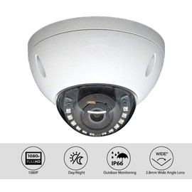 SVD 1080P Mini Dome Security Camera with Metal Housing and Great Night Vision