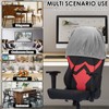 4Pcs Dining Chair Back Covers Stretch PU Kitchen Chair Protectors