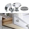 ShipeeKin Crystal Glass Cabinet Knobs, Chest of Drawers, Furniture Knobs,
