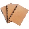Spiral Notebook，3 Pack Spiral Journal Notebook, Pure White Blank Paper,