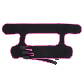 3 in 1 Lift Hip Belt Yoga Running Shaping Thin Thigh Waist Trainer Fitness Belt Rose RedL