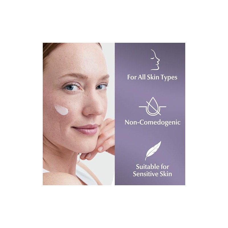 Eucerin Skin Balance Day Cream, Sensitive Skin Face Moisturizer Enriched