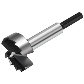 NIBBLAX 38mm Forstner Drill Bit for Woodworking, 1-1/2 Inch Forstner Bit Wood Drill Bits for Holes, Hinge Cutter (Ø38mm, Length 90mm, HEX Shank)