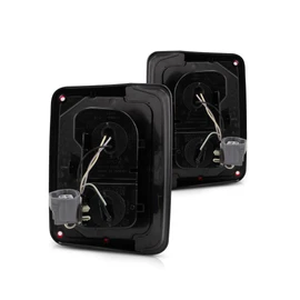 KarParts360 For 2007-2017 Jeep Wrangler Pair Rear Tail Lights Driver and Passenger Side CH2800177 CH2801177 - replaces 55077891AC 55077891AC