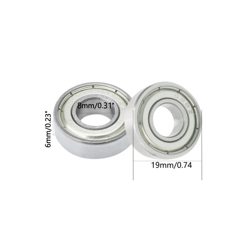 8mm19mm6mm 698ZZ 698Z 619/8 1080098 Mini Deep Groove Ball Bearing