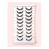 10 Pares Pestañas Postizas Maquillaje 3d Tipo Mink Naturales