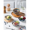 HENXFEN LEAD Small Dessert Bowls – 10 oz Boho Ceramic