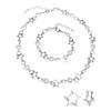 KGDUYC 1 Set Necklaces - Star Earrings, Adjustable Pearl Necklace,