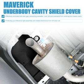 Drieaco Underbody Cavity Splash Shield Cover Board for 2022-2025 Ford Maverick Accessories, Splash Shield Guard Under Car W/Accessories and Tools, Left Driver Side Rear Wheel Mud Flap Full Protection