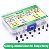 Zmbroll 200Pcs M.2 Screw Kit,Black M2 SSD Mounting Screws,NVMe Screw
