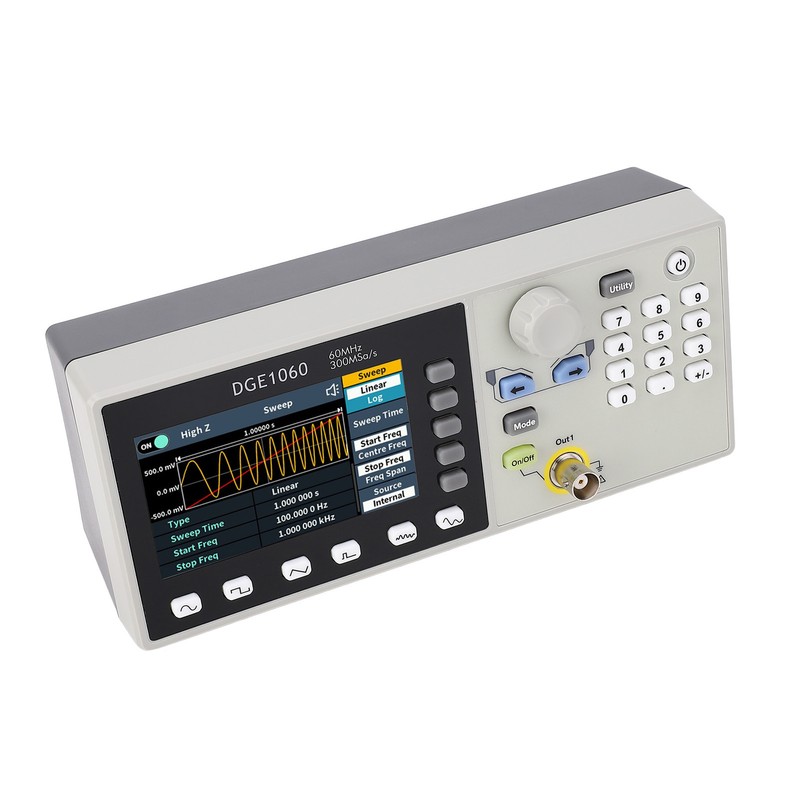Single Signal Generator 60MHz Wide Amplitude and Frequency Range Arbitrary