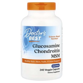 Doctor's Best, OptiMSM® Contains Glucosamine, Chondroitin, and MSM, Veggie Capsules 240 Tablets / Doctor's Best (닥터스베스트), OptiMSM® 함유 글루코사민 콘드로이틴 MSM, 베지 캡슐 240정