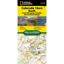 Colorado 14ers North Map [Sawatch, Mosquito, and Front Ranges] (National Geographic Topographic Map Guide, 1302)