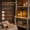 Liecho 2Pcs Library Lantern-Decorative Bookshelf Lighting