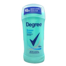 Degree Antiperspirant Deodorant Shower Clean Sweat & Odor Protection 48H 2.6 oz