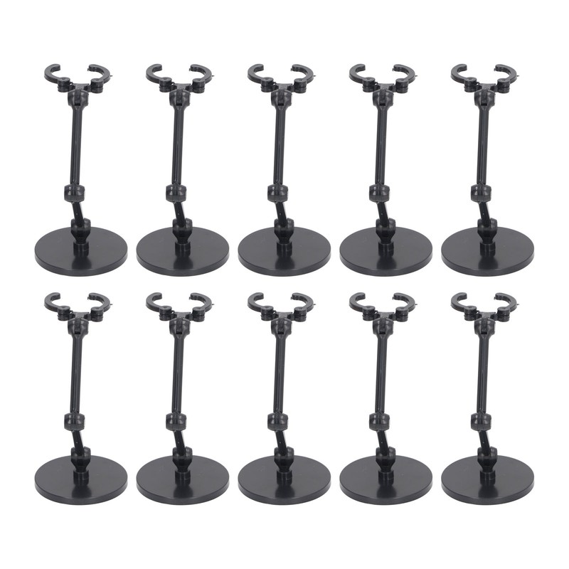 10 Sets Doll Stands Display Holders Action Figure Stand Mini