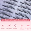 Painting Diary Pack of 120 Individual Eyelashes, 9-12 mm D