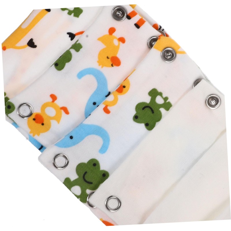 Beavorty 12pcs Cotton Bodysuit Extenders Double-layer Comfortable Snap Extenders for