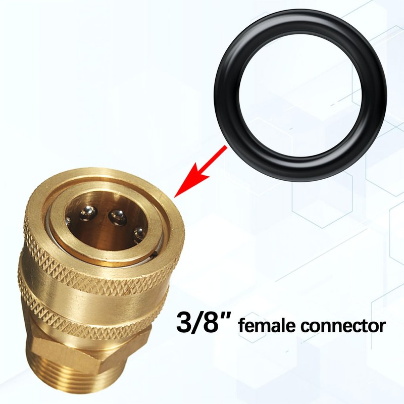 PAGOW 40 Pack O-Rings Power Pressure Washer Replacement for 3/8"
