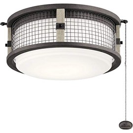 Kichler 380949WZC Ahrendale Outdoor 1-Light Kit, LED 17 Watts, Weathered Zinc