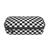 GVGOAGL Black White Checkered Pencil Case Organizer Big Capacity Pencil